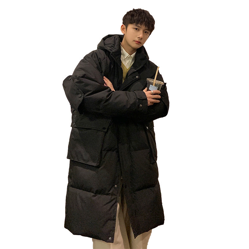 Men's Winter Mid-length Thick Warm Jacket 