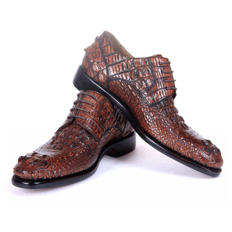 Shining Men's Dress Fashion Korean Leather Shoes 