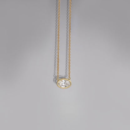 18K Gold-Plated Stainless Steel Pendant Necklace 