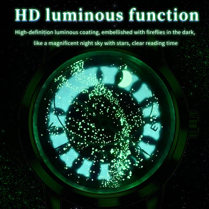 Full-automatic Machinery Of Starry Sky Luminous Men's Watch