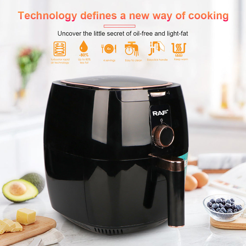 Smart Touch Screen Large Capacity French Fries Machine Air Fryer 