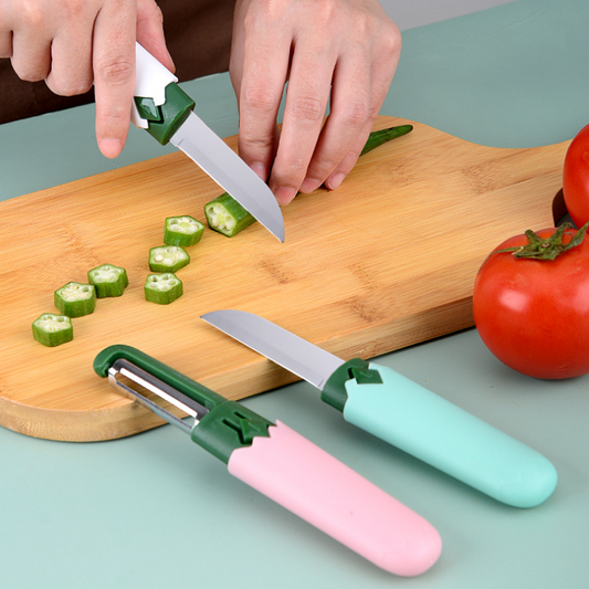 Peeler Household Scraping And Peeling Fruit Knife Two-in-one Kitchen Gadgets 