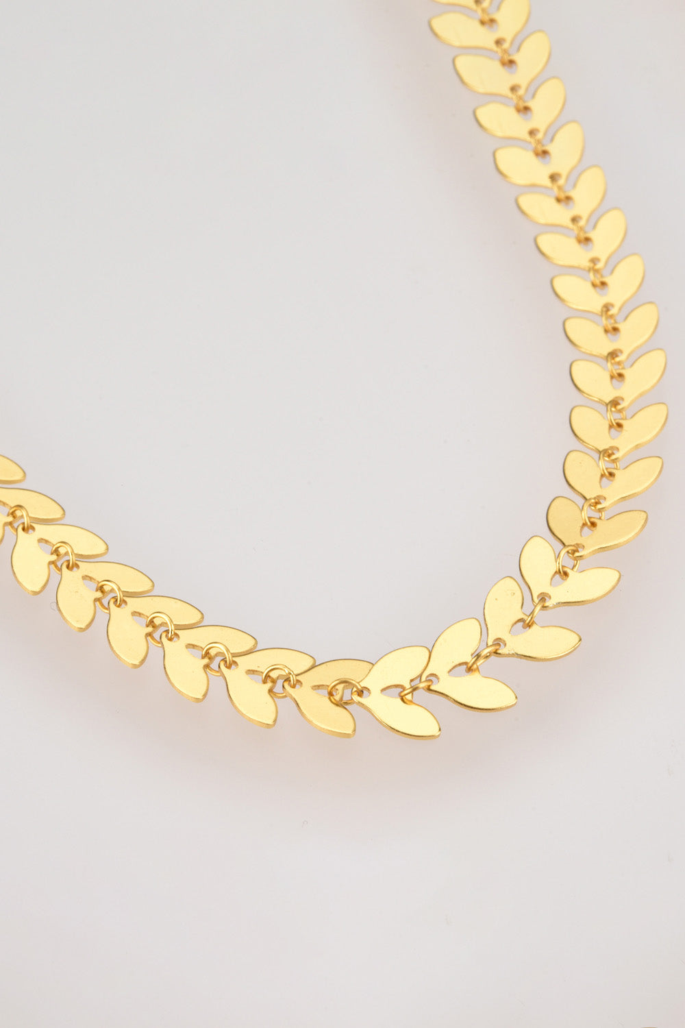 925 Sterling Silver Leaf Necklace 