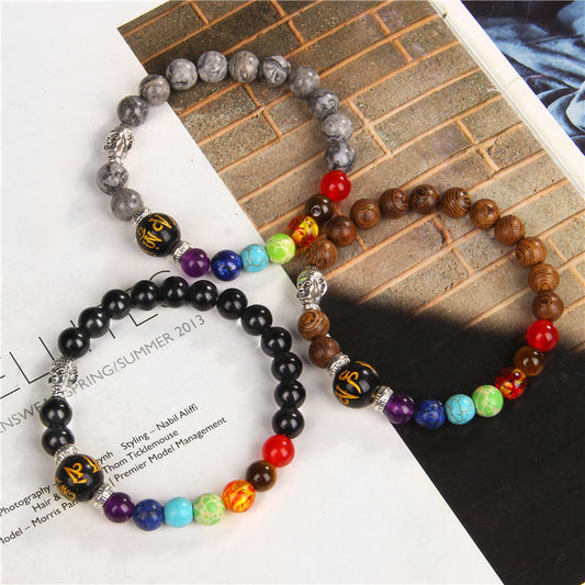 Seven Chakra Yoga Energy Meditation Bracelet Women