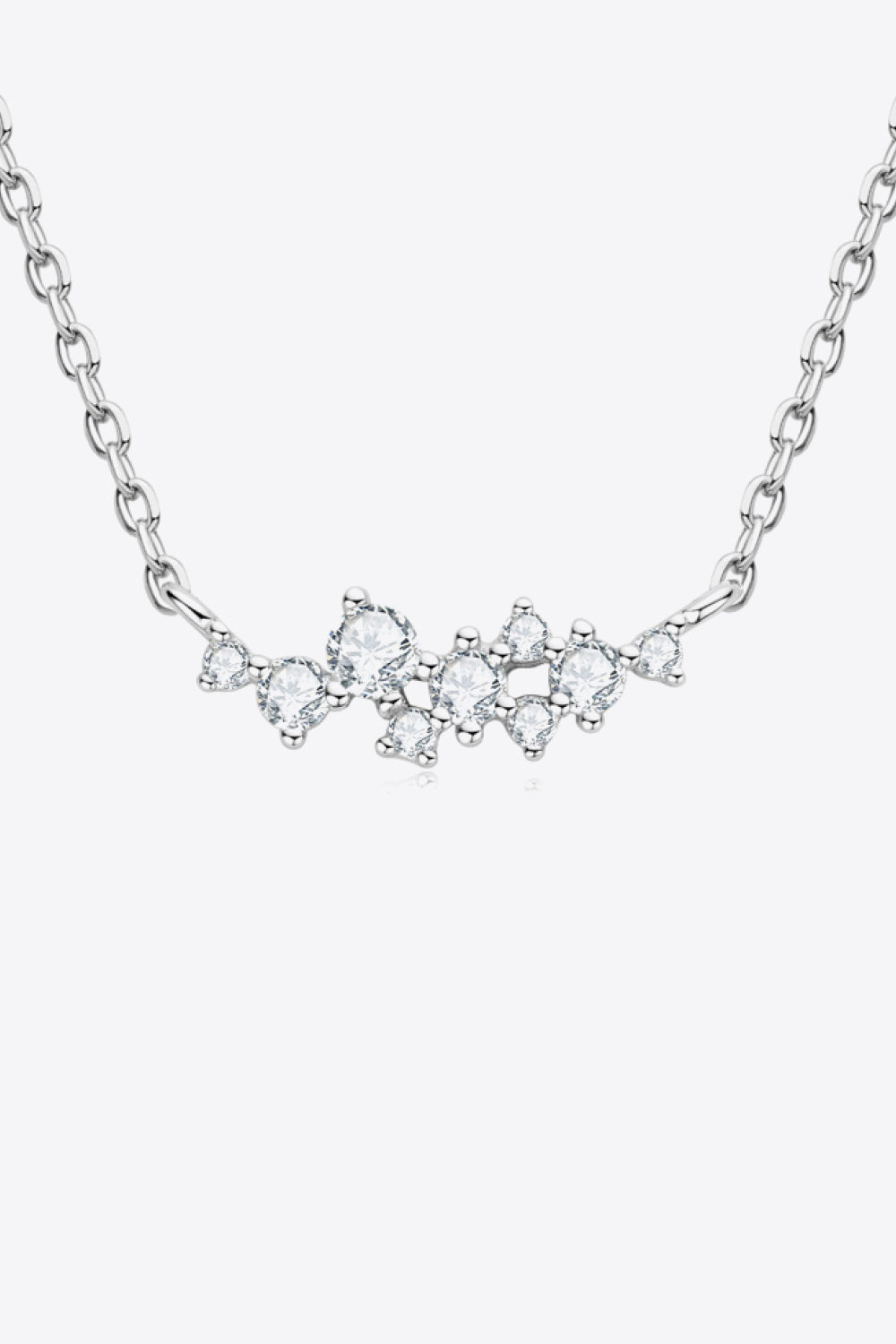 Adored Get A Move On Moissanite Pendant Chain Necklace 