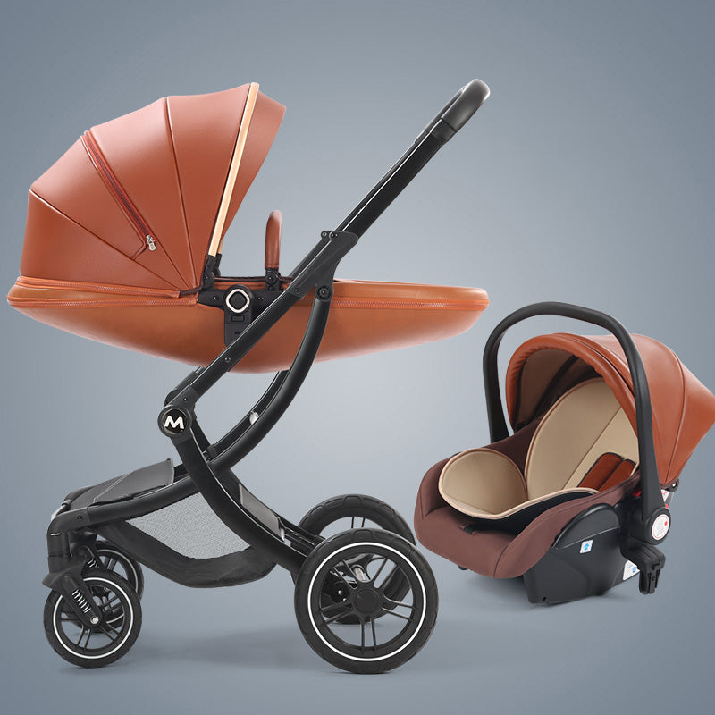 New Luxury Baby Stroller Carriage With Car Seat 