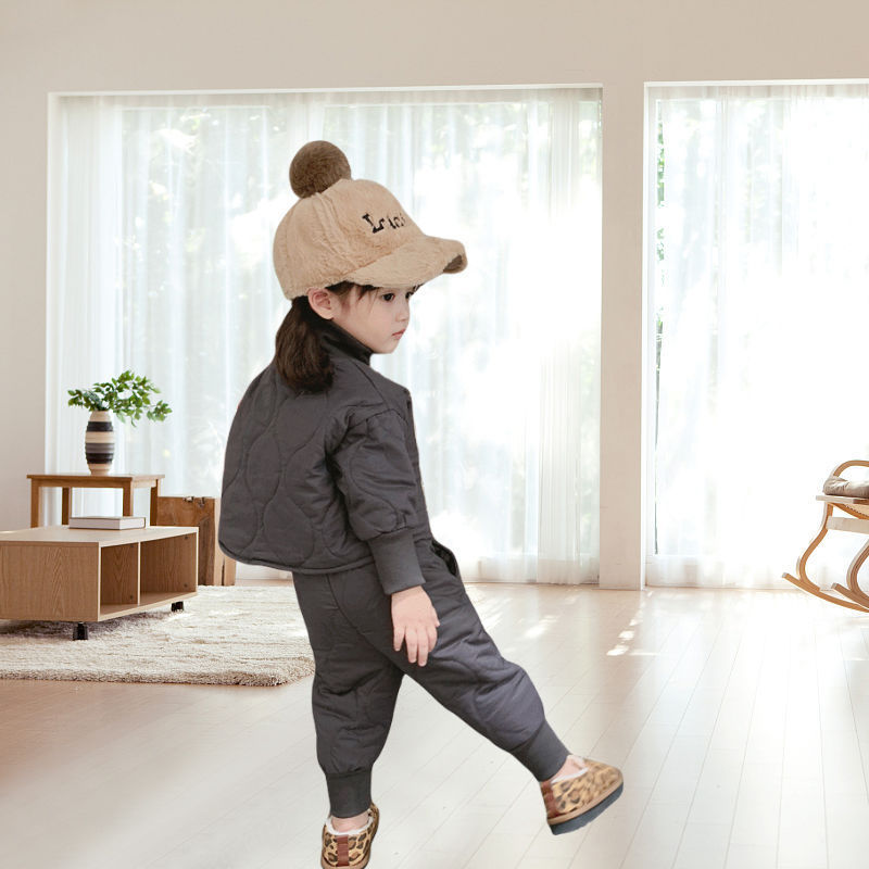 Children's Cotton Suit New Korean Version