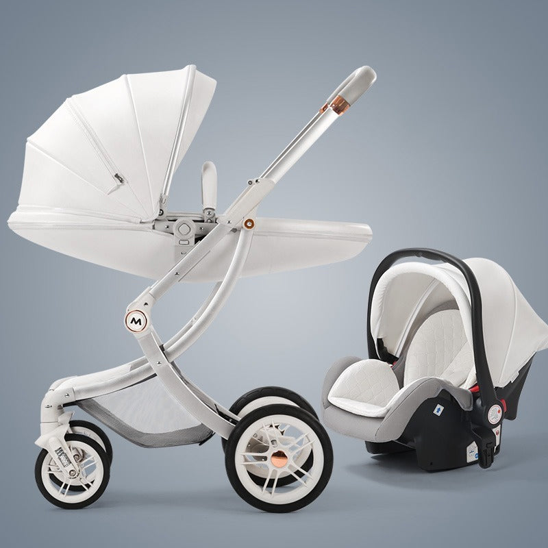 New Luxury Baby Stroller Carriage With Car Seat 