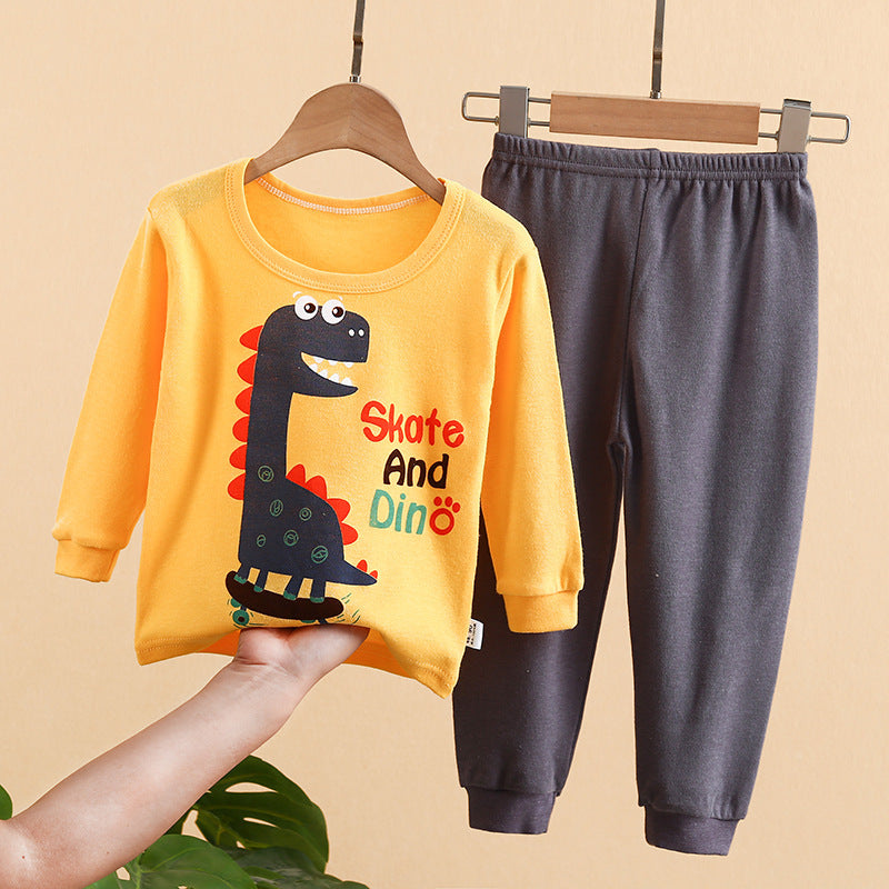 CUHK Children's Underwear Set Printed Homewear Pajamas