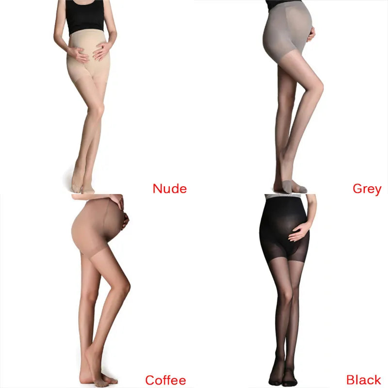 Elegance Redefined: Adjustable Ultra-Thin Maternity Pantyhose for Summer Comfort 