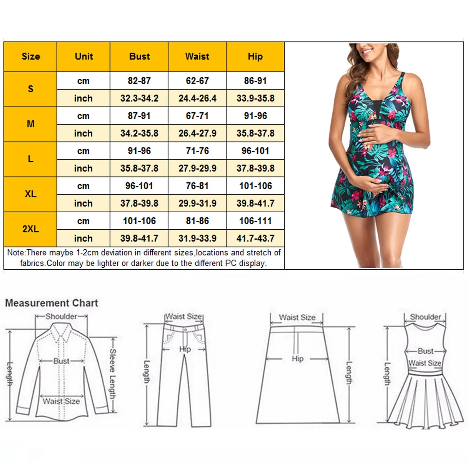 Floral Print Maternity Tankinis Set for Stylish Summer Beachwear 