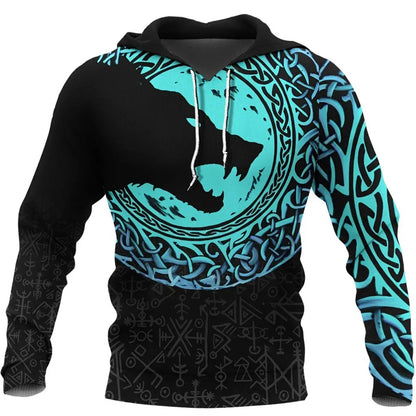 Digital Printing Sweater Men's Myth Series Sweater Pullover