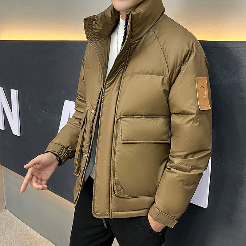 Men's Stand-up Collar Down Jacket Coat 