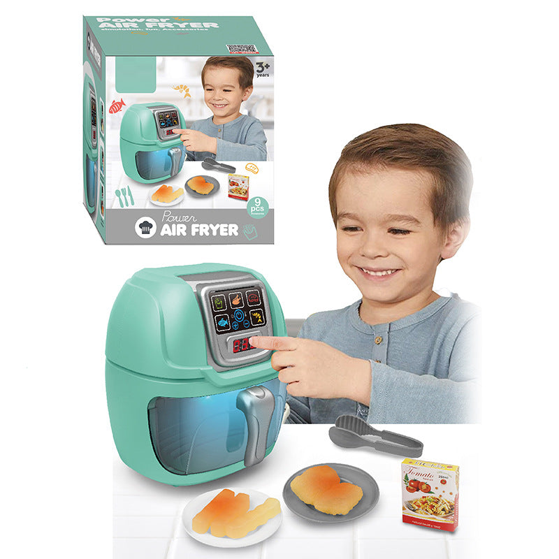 New Children Play House Kitchen Simulation Toy Air Fryer 