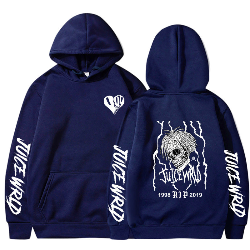 Men's And Women's Printed Loose Hoodie