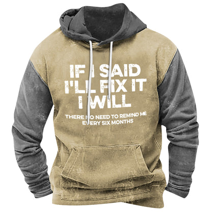 European And American Fashion Hooded Sweatshirt