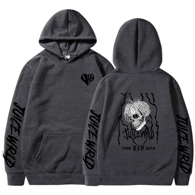 Men's And Women's Printed Loose Hoodie