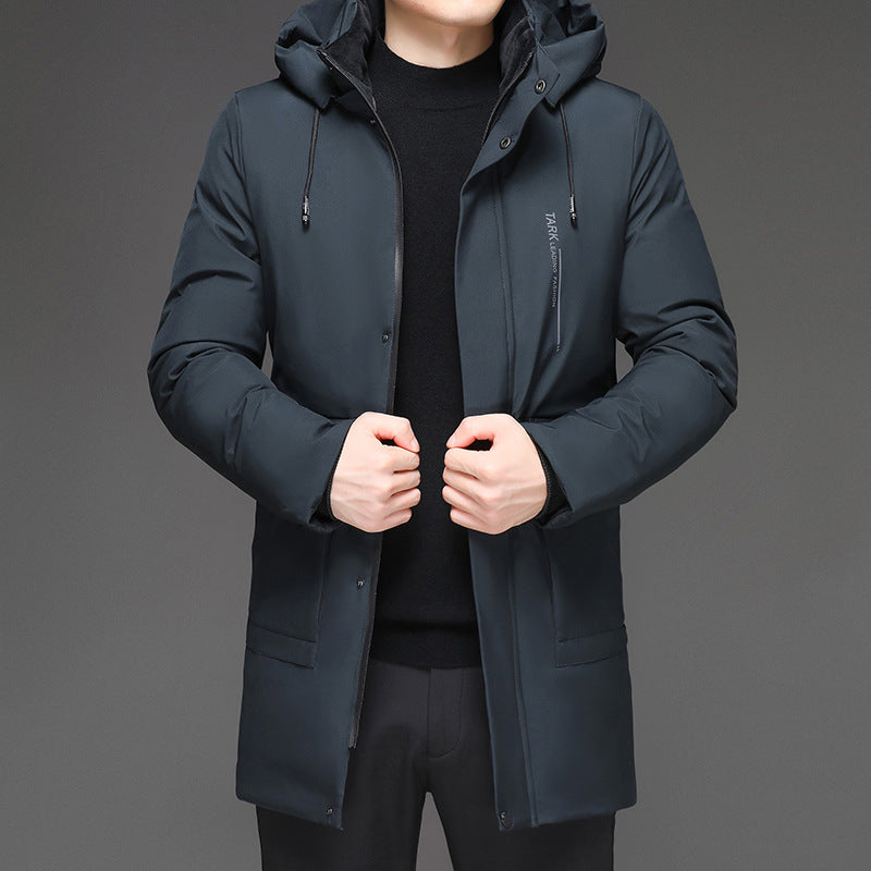 Men's Hooded Thickened Warm-keeping Cotton Clothing 