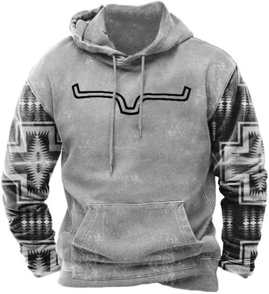 Printed Hoodie Men's Clothing