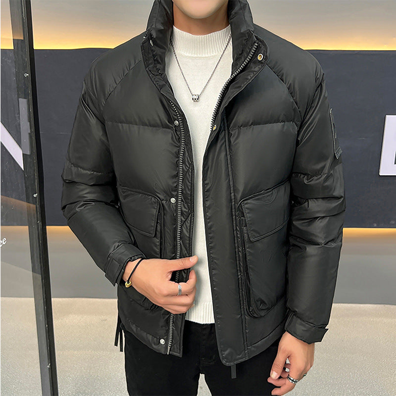 Men's Stand-up Collar Down Jacket Coat 