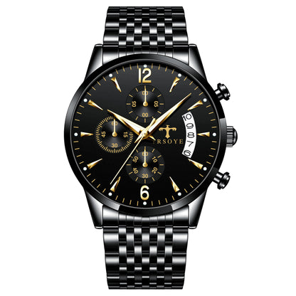 Men's Multi-functional Luminous Waterproof Quartz Watch