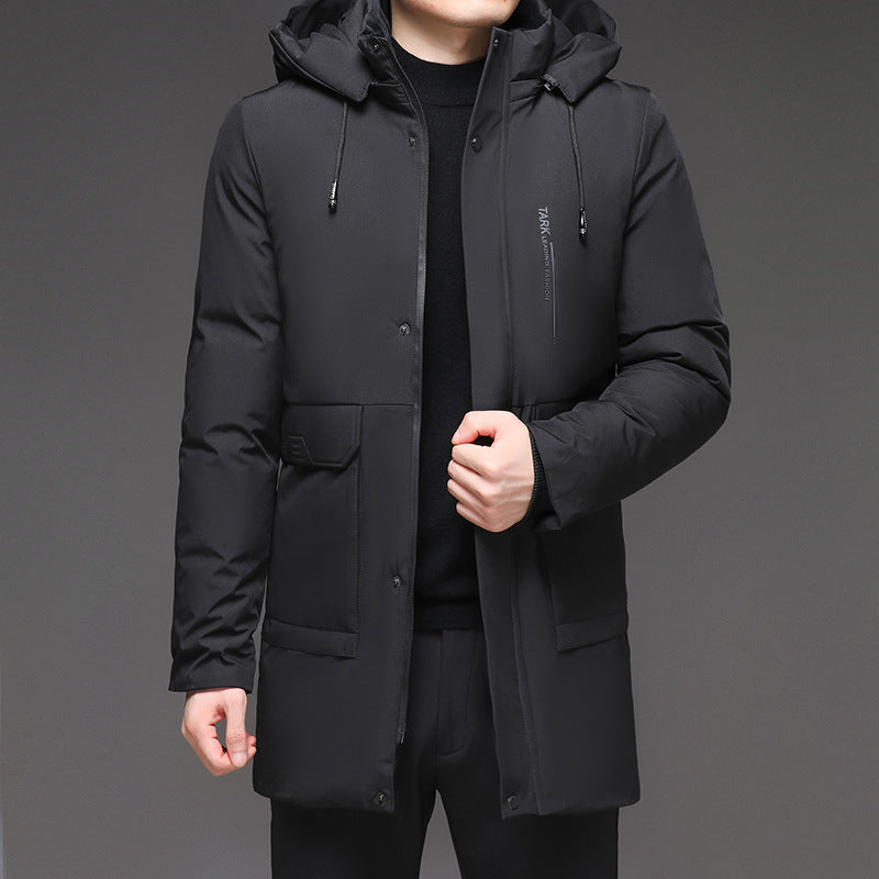 Men's Hooded Thickened Warm-keeping Cotton Clothing 