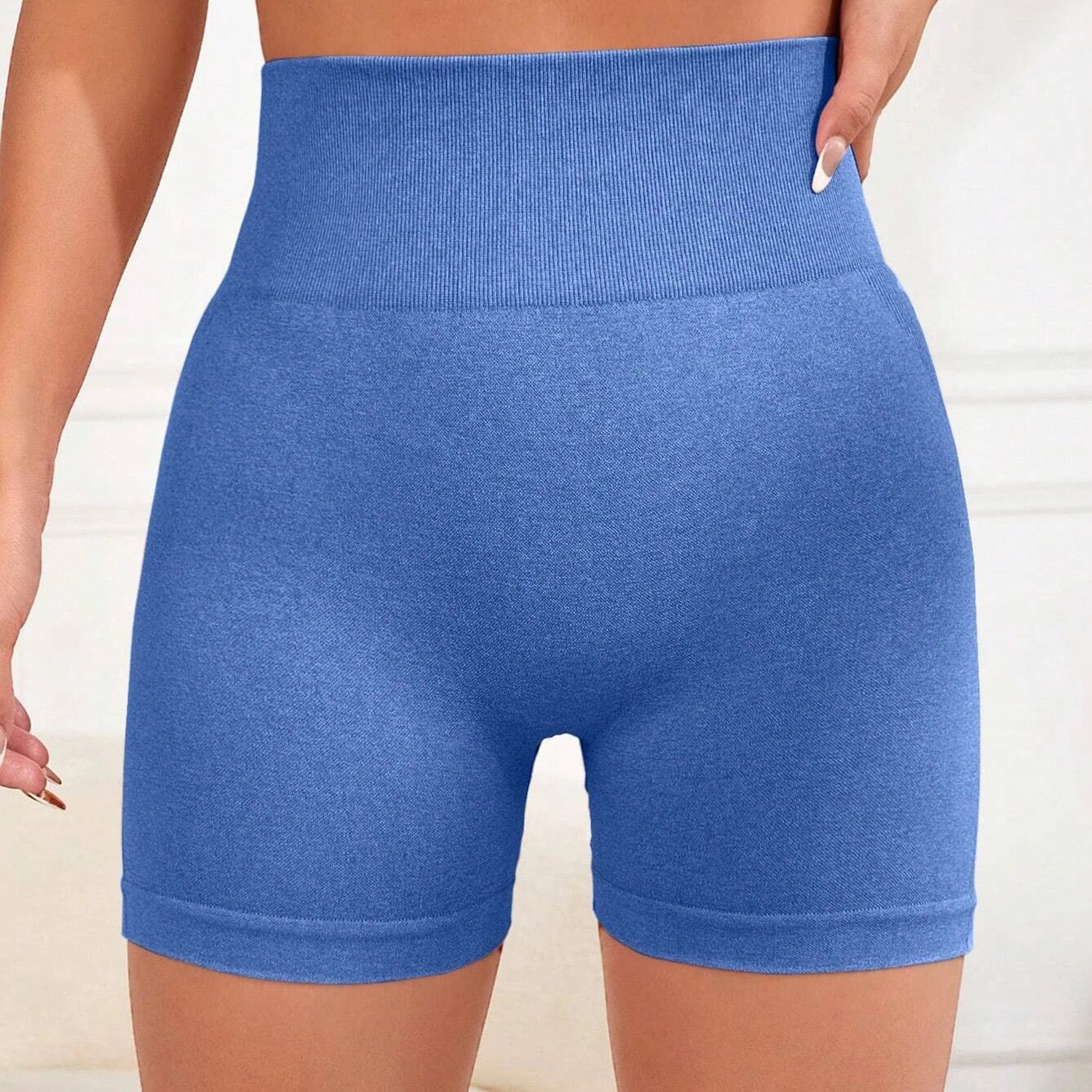 Ladies' High Waist Pants Hip Lifting Three-point Yoga Shorts 