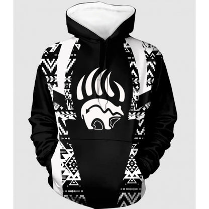 Sweater Black And White Pattern Men's Clothing