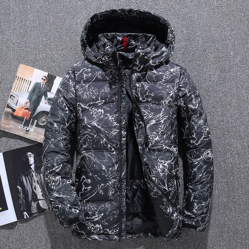 Men's Fashion Casual Cold-proof Warm Jacket 