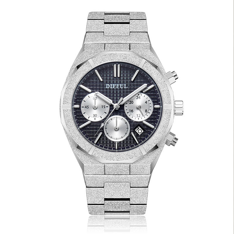 Men's Stainless Steel Waterproof Watch