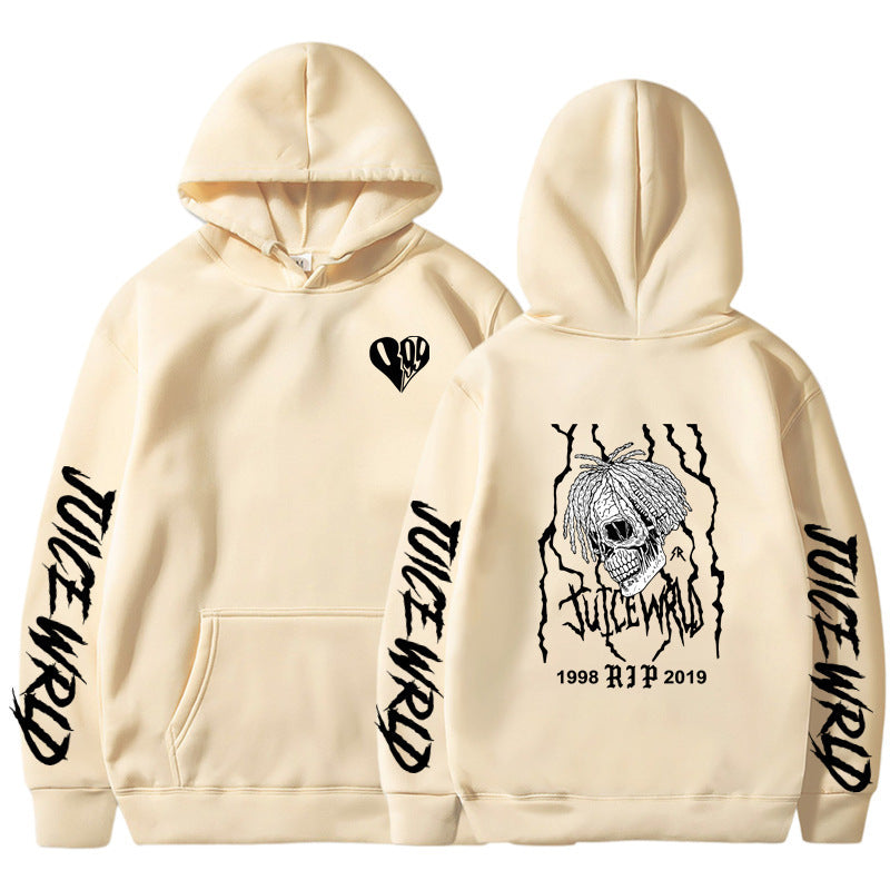 Men's And Women's Printed Loose Hoodie