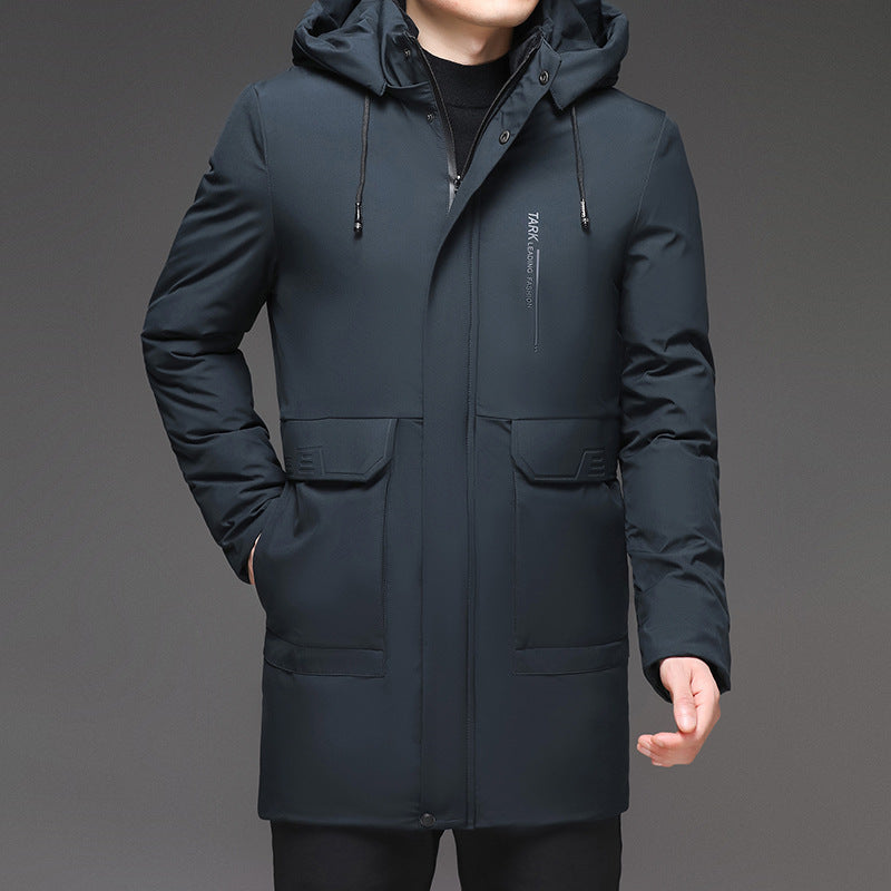 Men's Hooded Thickened Warm-keeping Cotton Clothing 