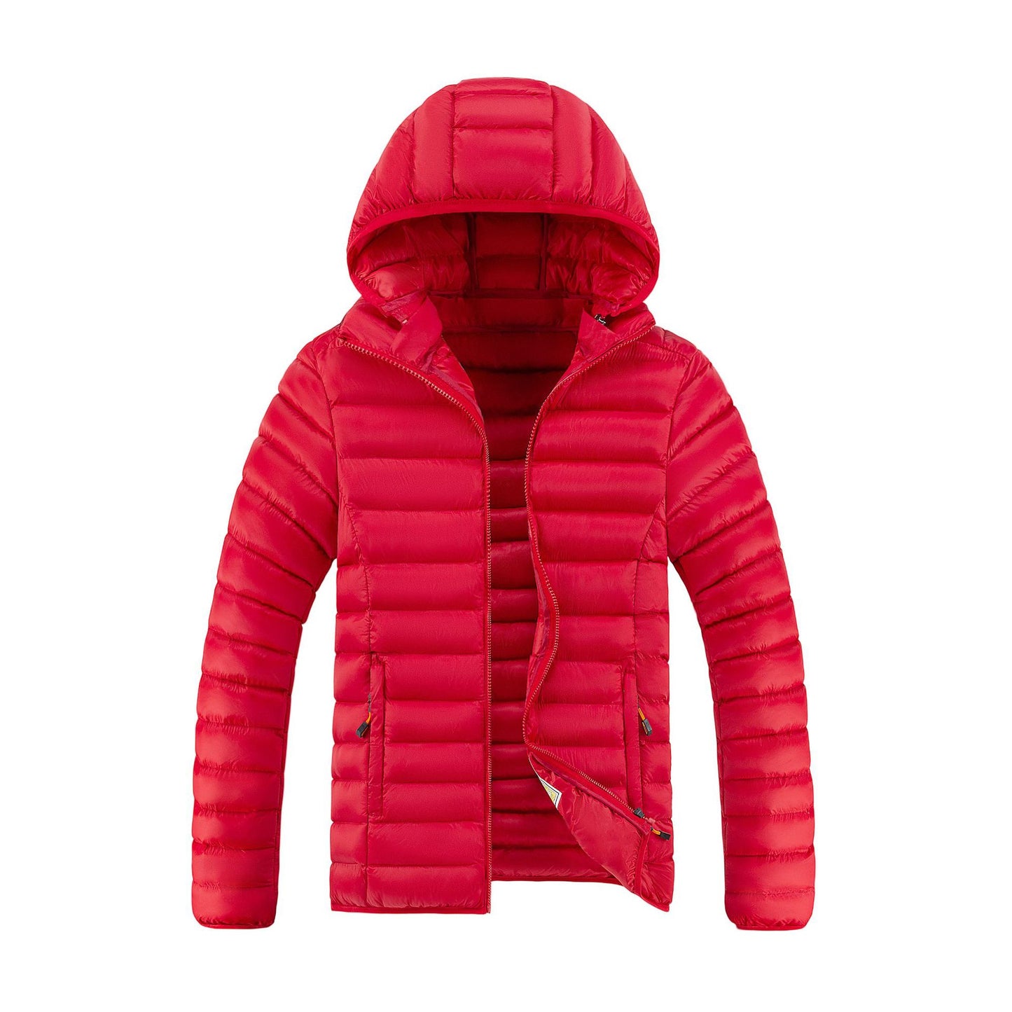 Slim-fit Lightweight Cotton-padded Plus Size Multi-color Down Jacket