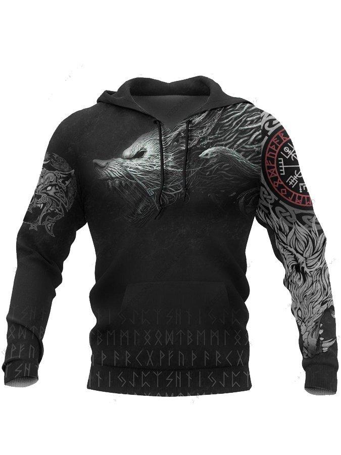 Digital Printing Sweater Men's Myth Series Sweater Pullover