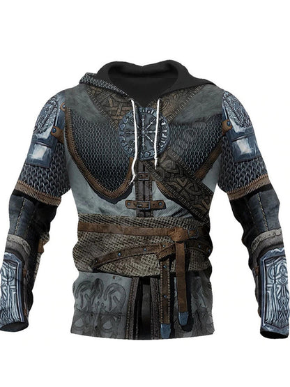 Digital Printing Sweater Men's Myth Series Sweater Pullover