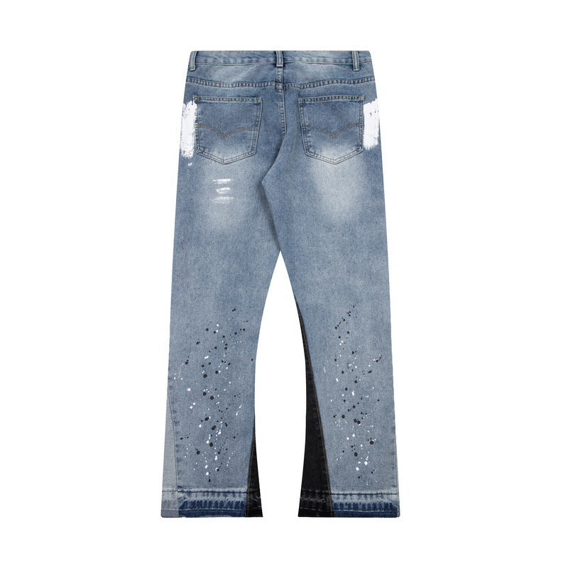 Men's And Women's Fashion Casual Washed Jeans