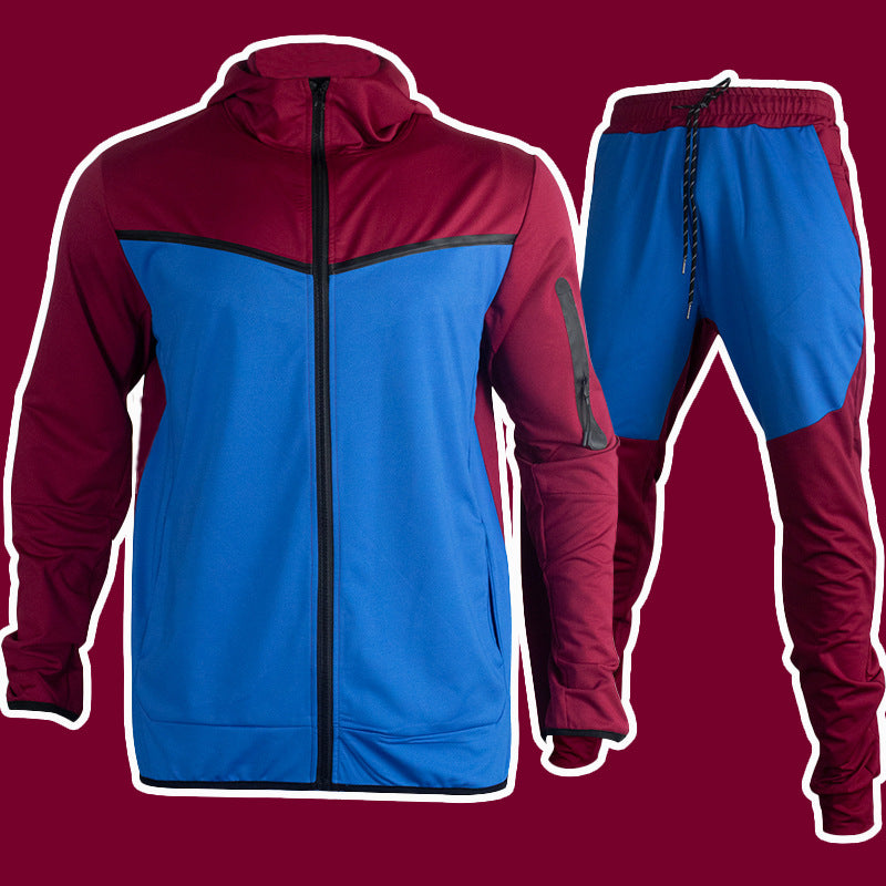 Men's Sportswear Trousers Hooded Suits