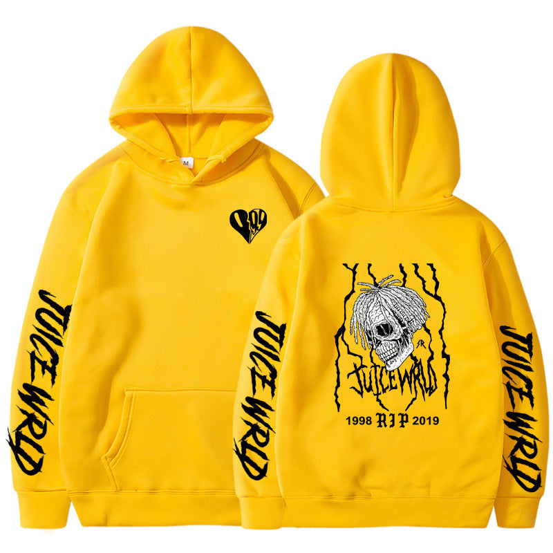 Men's And Women's Printed Loose Hoodie