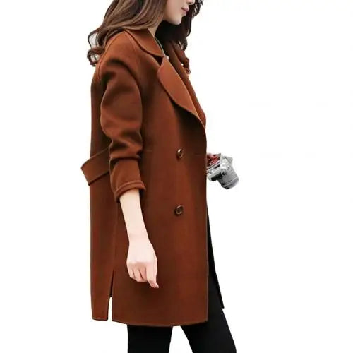 Women's Midi Trench Coat 