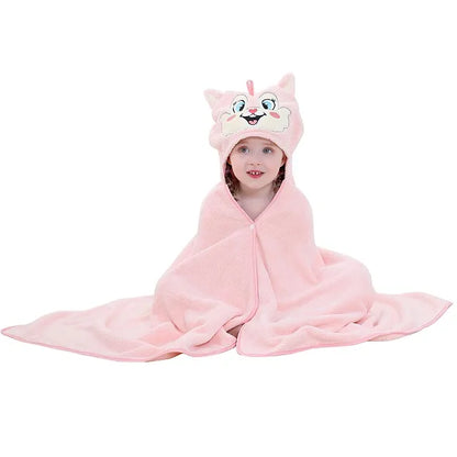 Toddler Hooded Baby Bath Towels—Soft, Warm, and Perfect for Snuggly Moments Toddler Hooded Baby Bath Towels Babbazon M Fox  -BABBAZON