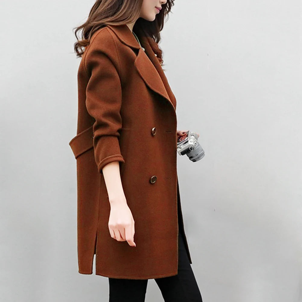 Women's Midi Trench Coat 