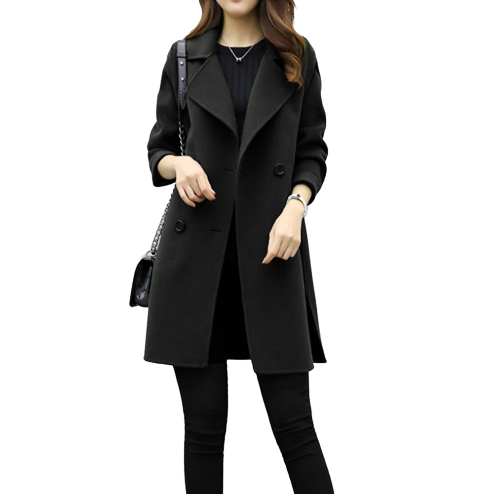 Women's Midi Trench Coat 