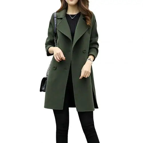 Women's Midi Trench Coat 