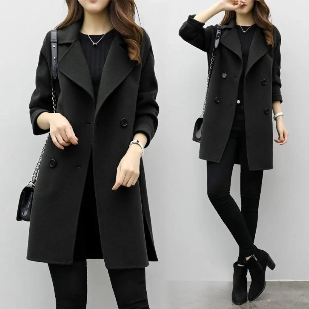 Women's Midi Trench Coat 