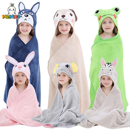 Toddler Hooded Baby Bath Towels—Soft, Warm, and Perfect for Snuggly Moments 