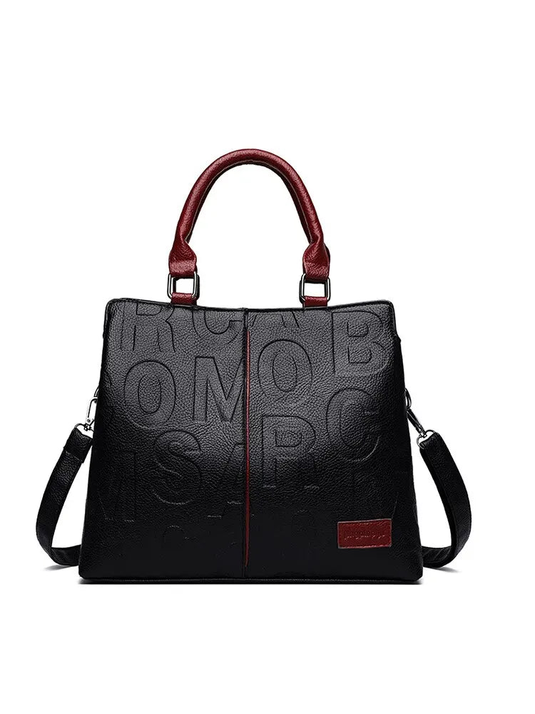 2024 Large Capacity Leather Handbag 