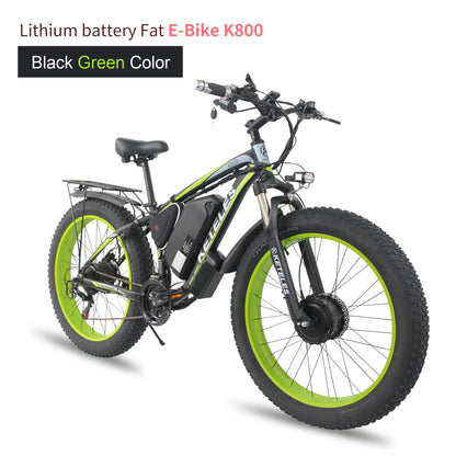 2000W Dual Motor Electric Mountain Bike - 23Ah Lithium Battery