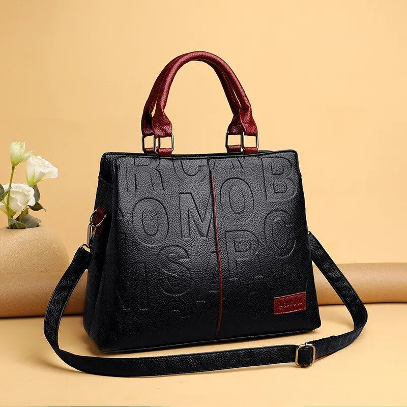 2024 Large Capacity Leather Handbag 