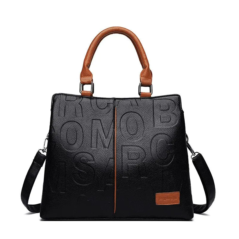 2024 Large Capacity Leather Handbag 