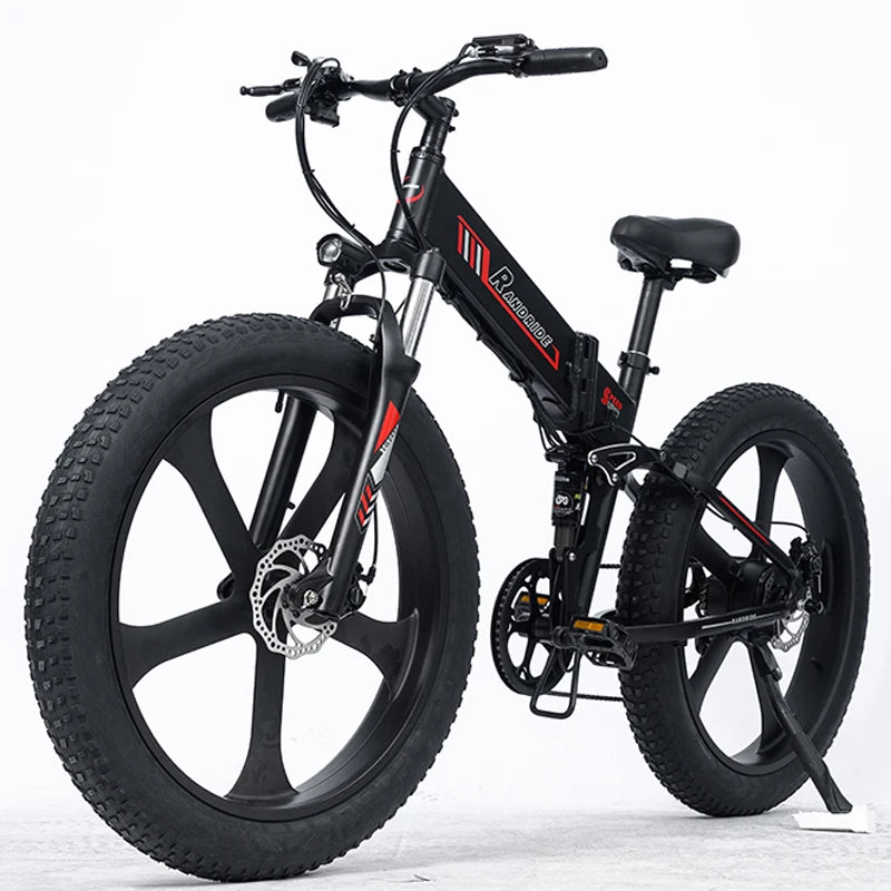 RANDRIDE YX26M 26-Inch Electric Bike - 1000W, Full Suspension